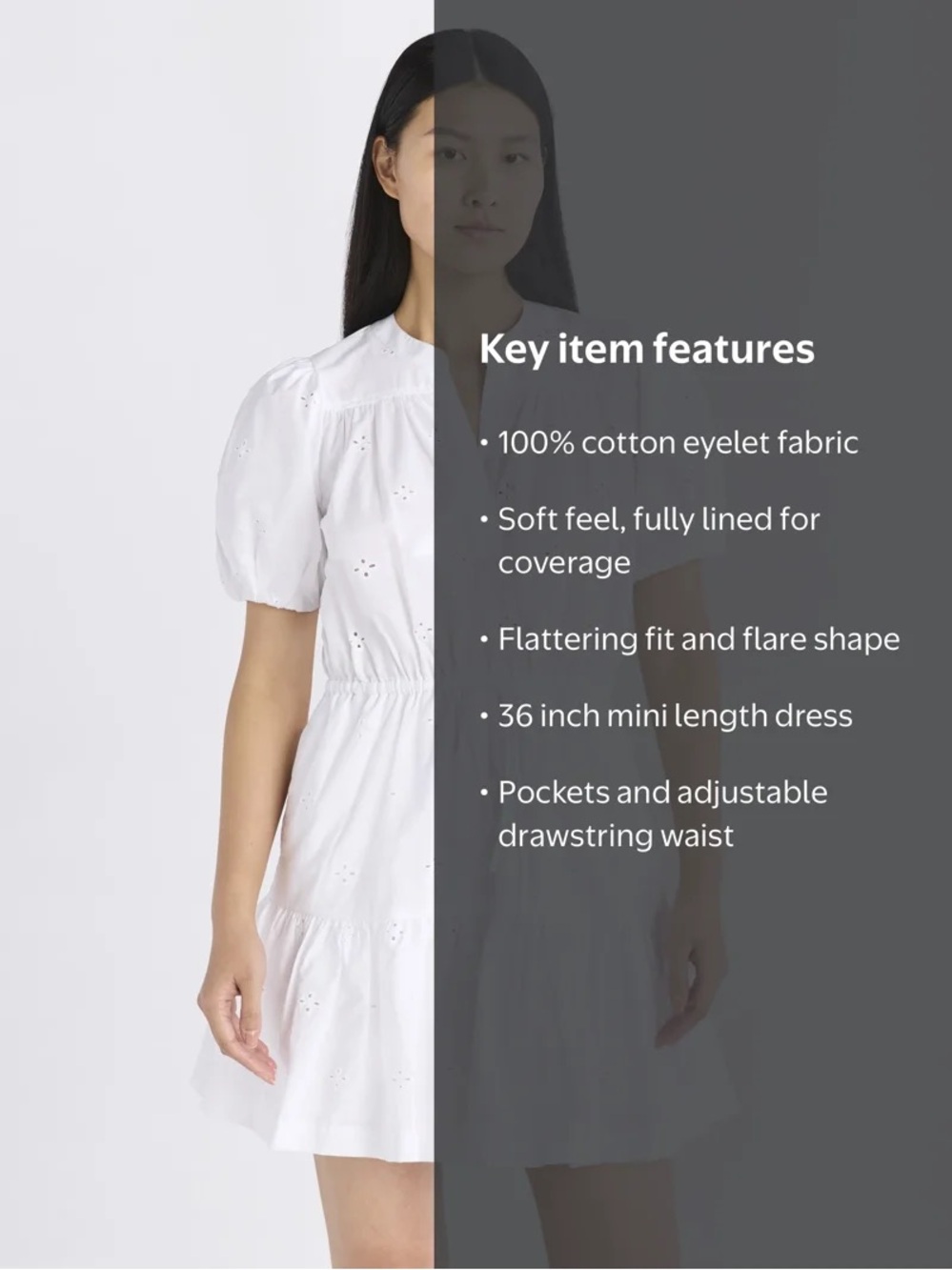 Free Assembly Women's and Women's Plus Cotton Eyelet - Picture 2 of 15